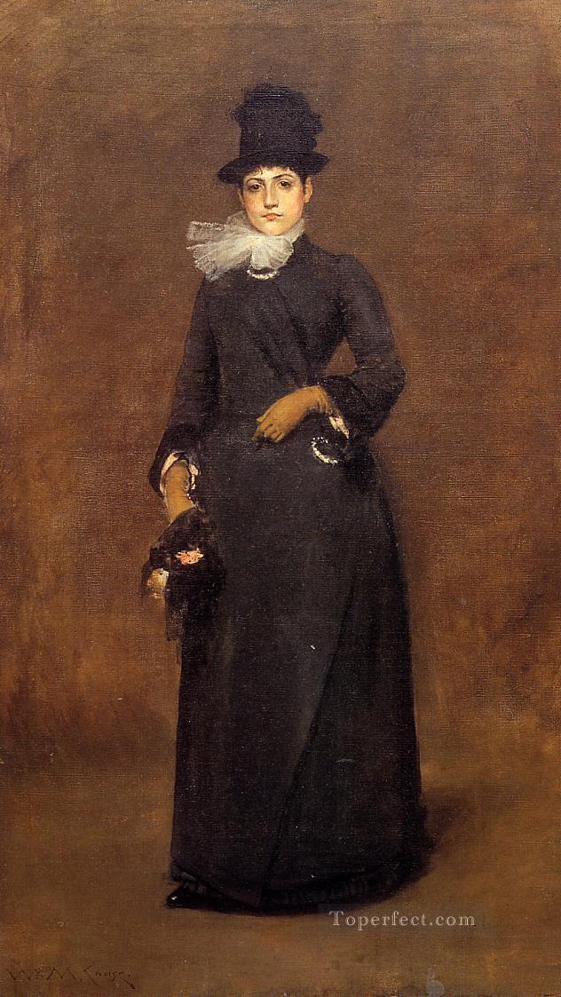 Ready for a Walk Beatrice Clough Bachmann William Merritt Chase Oil Paintings